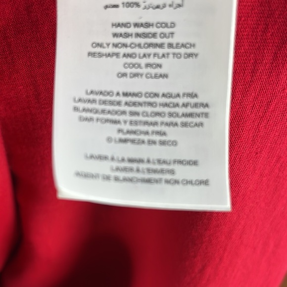 MICHAL KORS ~ Cotton Embellished-Logo Top ~ Crimson ~ NWT! - Picture 9 of 9